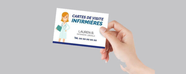 Carte de visite pour infirmière