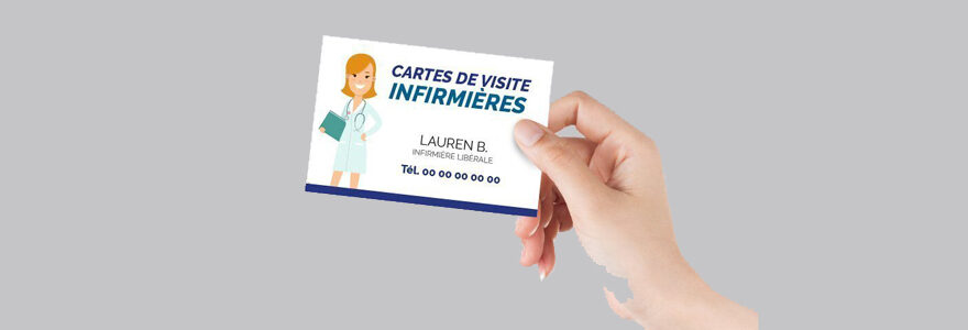 Carte de visite pour infirmière